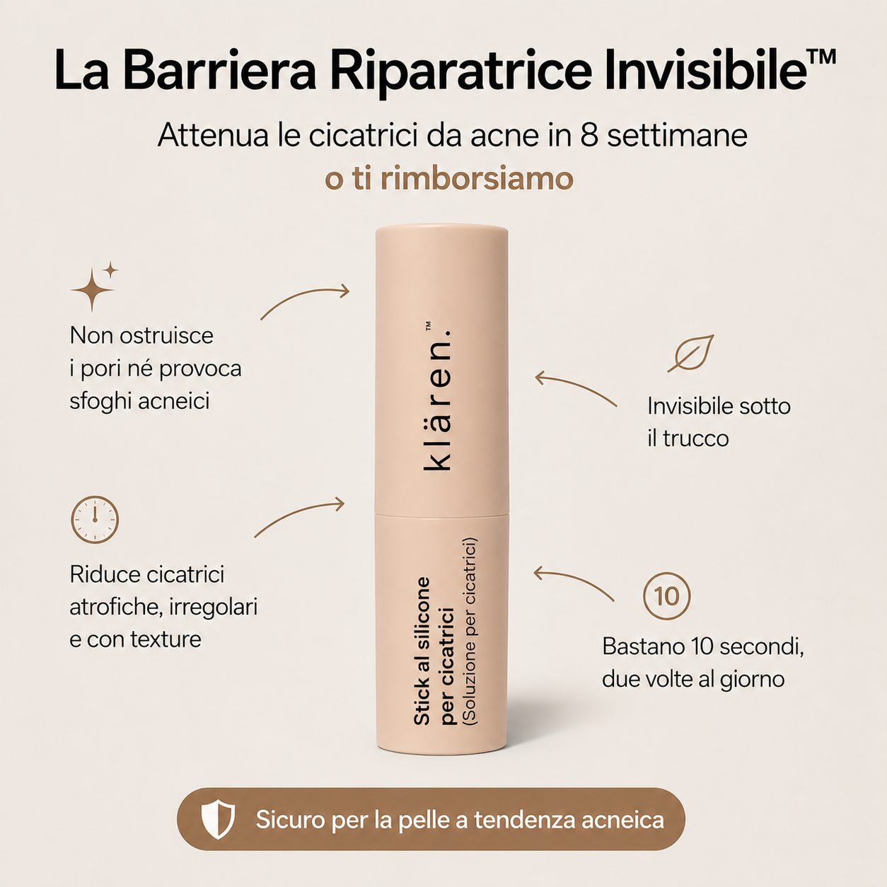 Klären™ La Barriera Riparatrice Invisibile