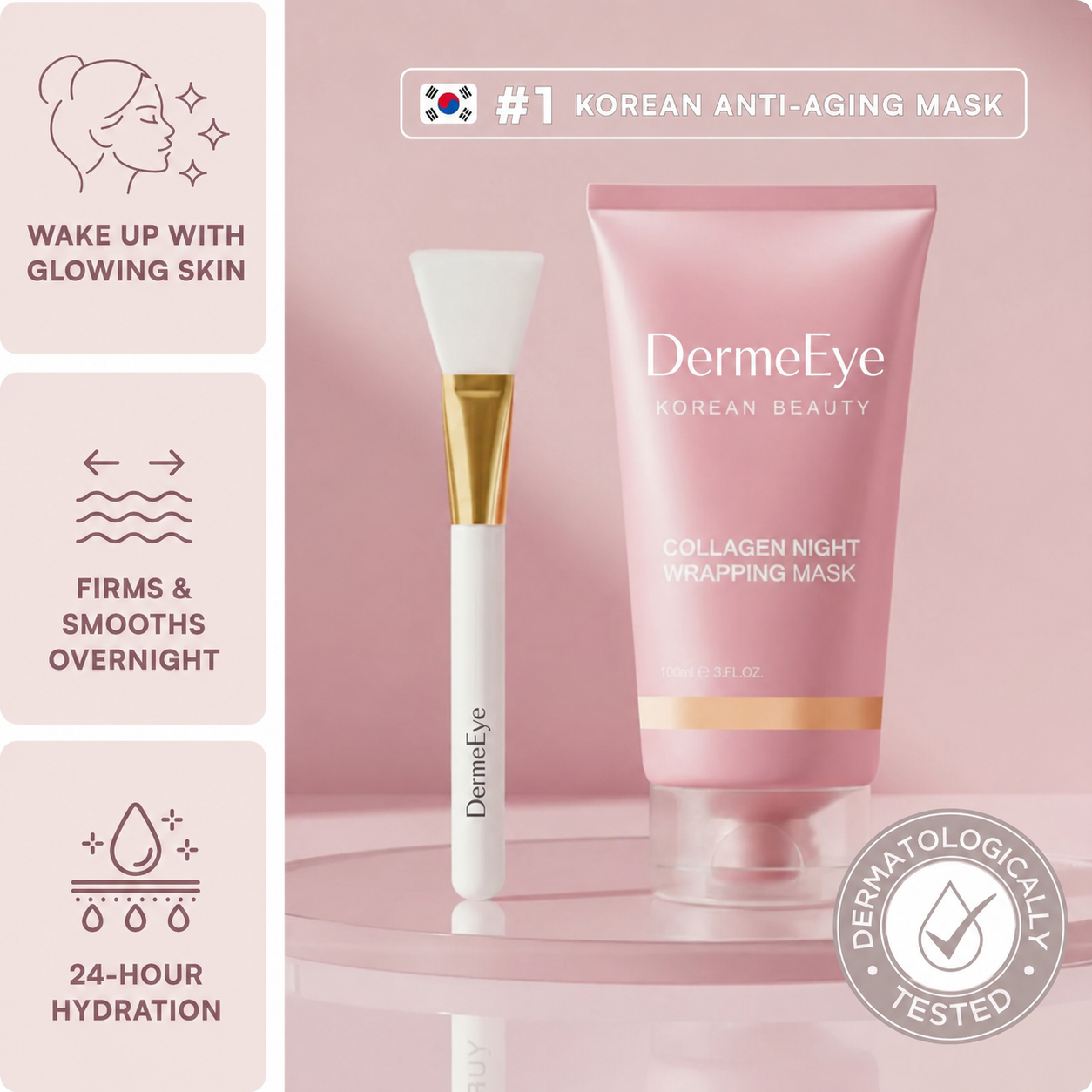 DermeEye™ Collagen Night Wrapping Mask