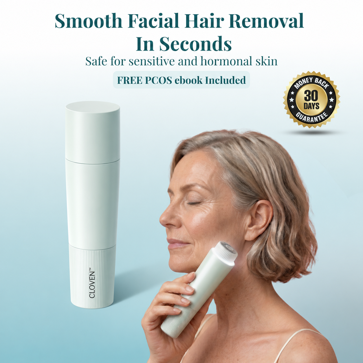 Painless Hormonal Hair Remover - No Redness, No Thicker Regrowth