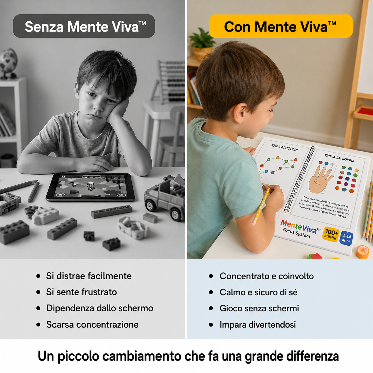 MenteViva™ +100 Attività per i tuoi figli