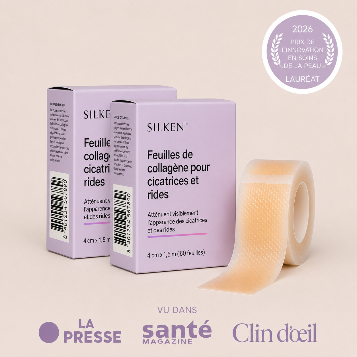 Silken™ Patchs en silicone