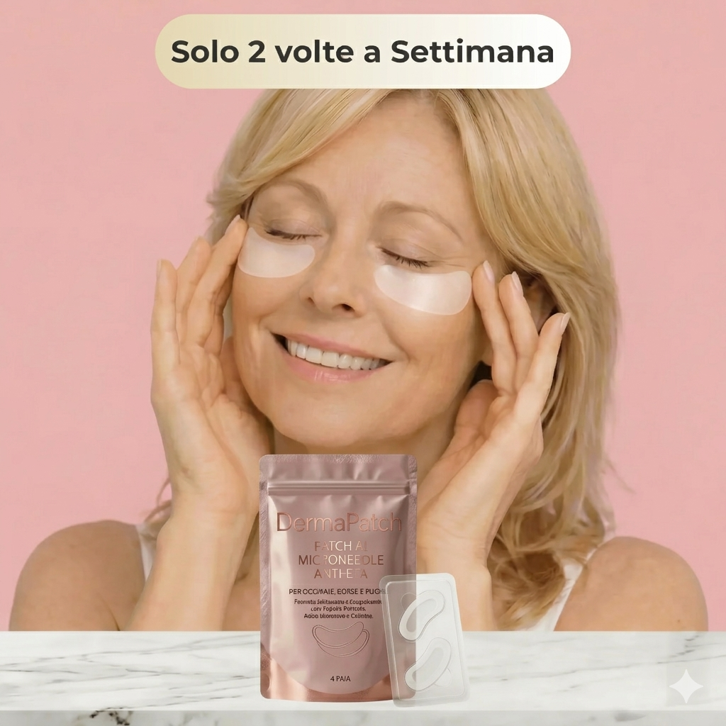 DermaPatch™ Patch per Occhi ai Microneedle